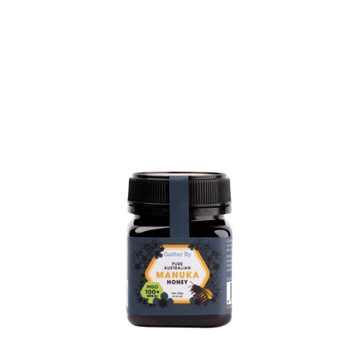 raw medicinal organic manuka honey mgo 100+ 125g jar